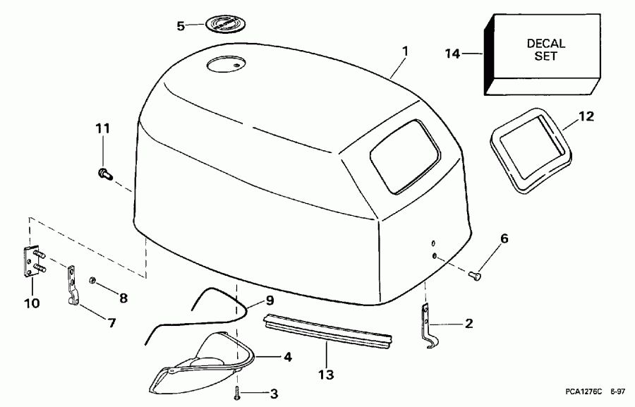 ��������� ��������� ������� E8FRXECA 1998  -  Evinrude - Evinrude