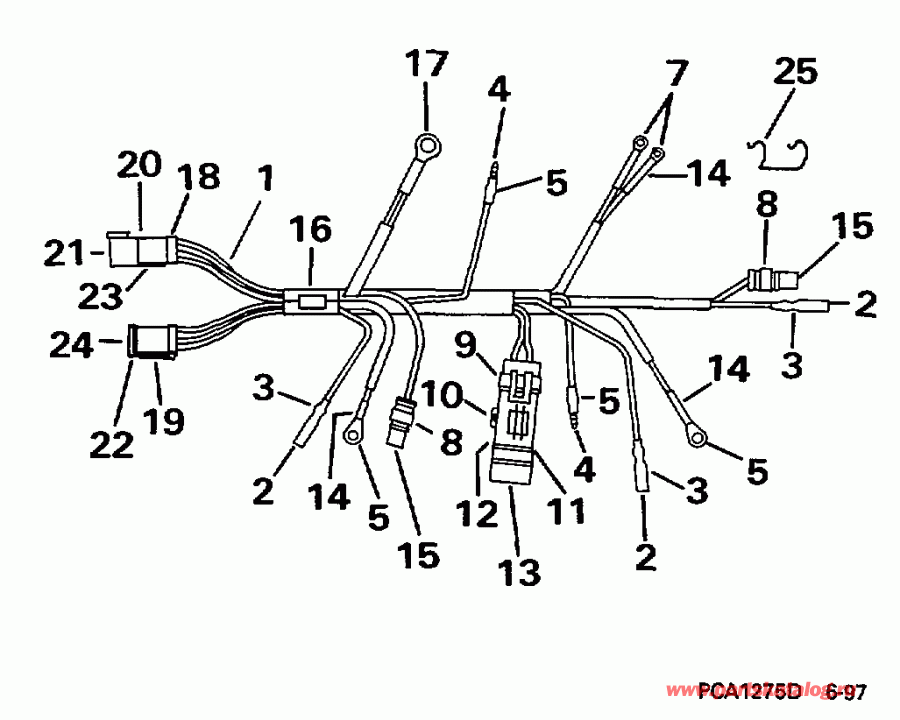  EVINRUDE E8FRXECA 1998  - tor  - tor Cable