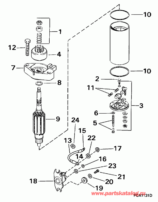 ��������� ������� E8FRXECA 1998  - arter Motor & Solenoid / arter Motor & Solenoid