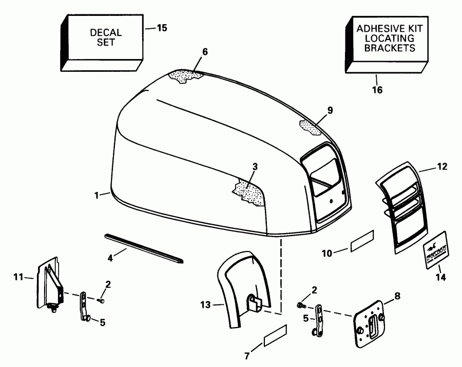 ����� Evinrude E90FTLECS 1998  - Johnson -  Johnson