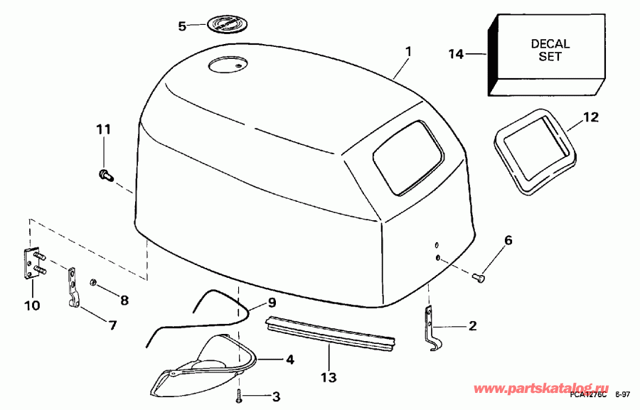 �������� ��������� ����� Evinrude HE10FELECA 1998  -  Evinrude / Evinrude