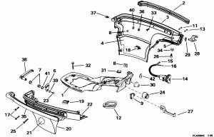 ������ ������ ��������� (Lower Engine Cover)