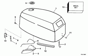   () -- Evinrude (Engine Cover -- Evinrude)