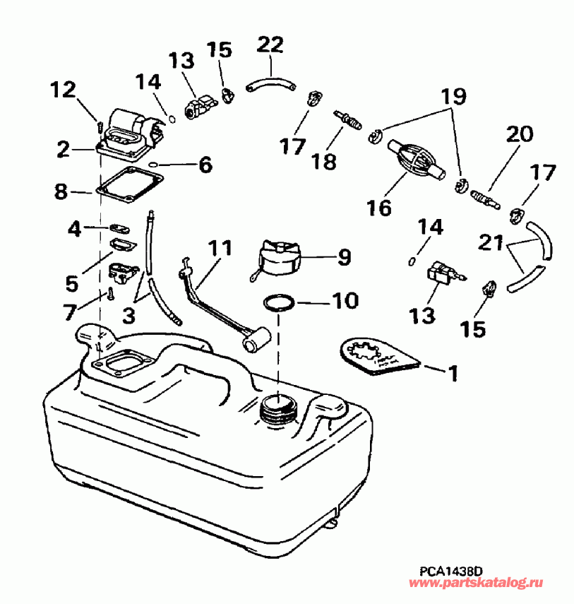 ����� EVINRUDE HE6FRECA 1998  - el Tank - el Tank