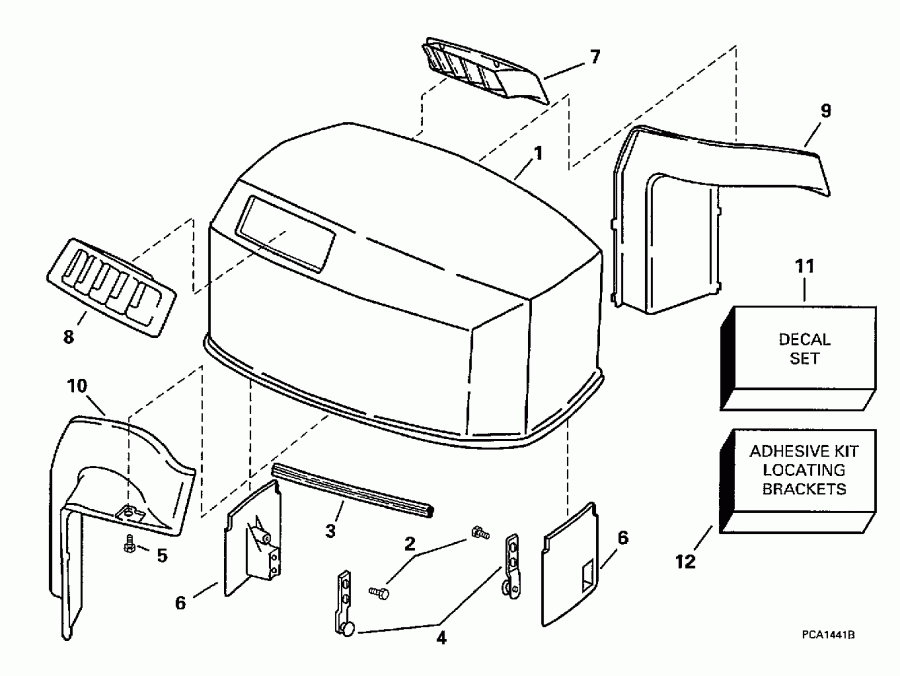 ��������� Evinrude SE105WELV 1998  - 105we Models