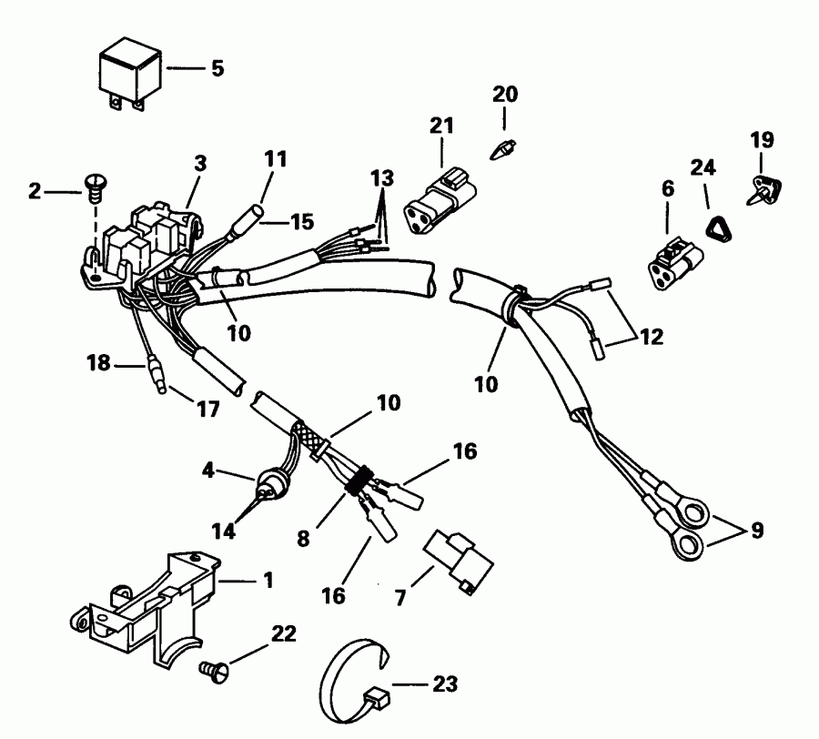 ��������� ����� ������� SE105WELV 1998  - wer Trim / tilt ���������