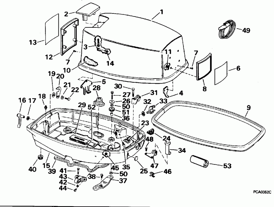 ��������� ����� EVINRUDE SE10RPY 1998  -  Johnson