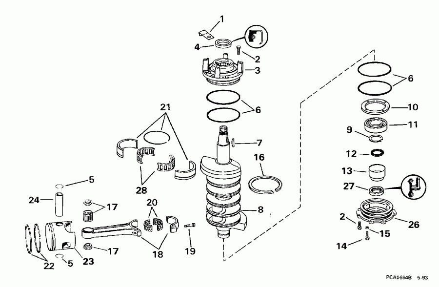 ��������� EVINRUDE SE125RWYN 1998  - ank��� & �������
