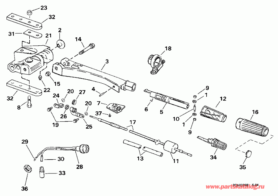  ������� SE125RWYN 1998  - eering Handle