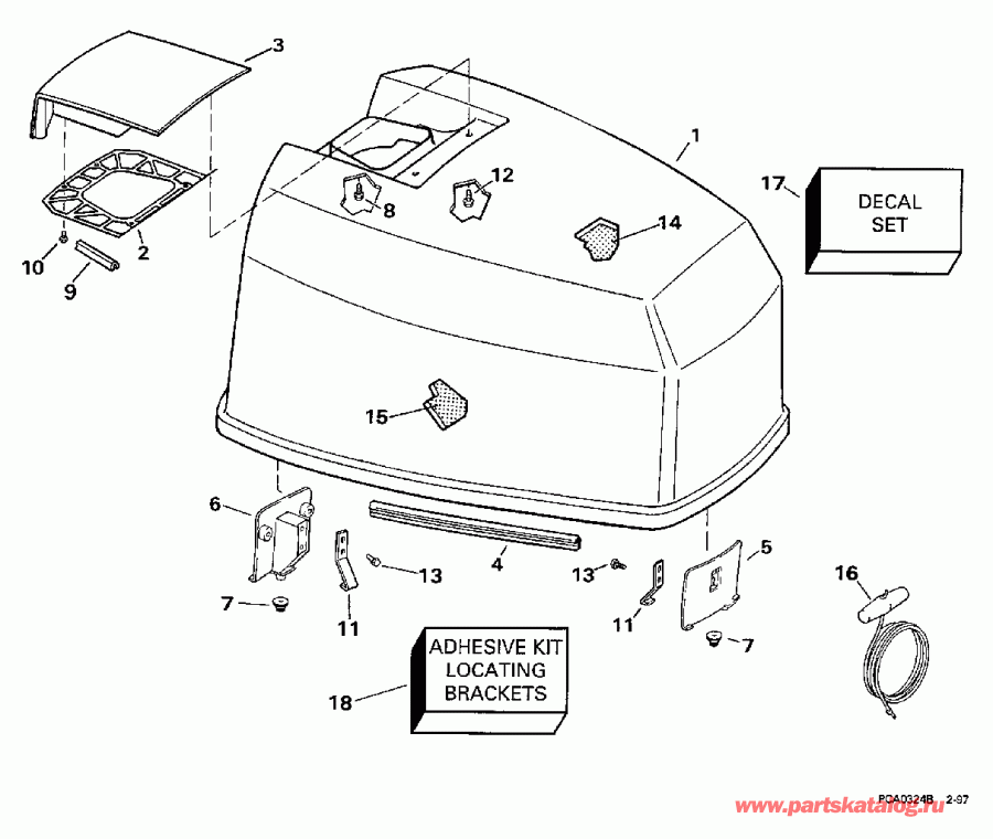 �������� ����� ������� SE125WTPLN 1998  - gine Cover / gine ������