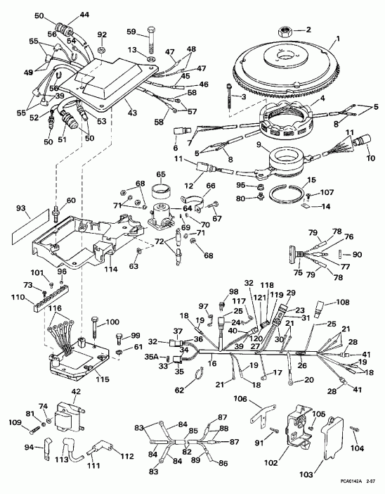  EVINRUDE SE125WTPLN 1998  - nition System