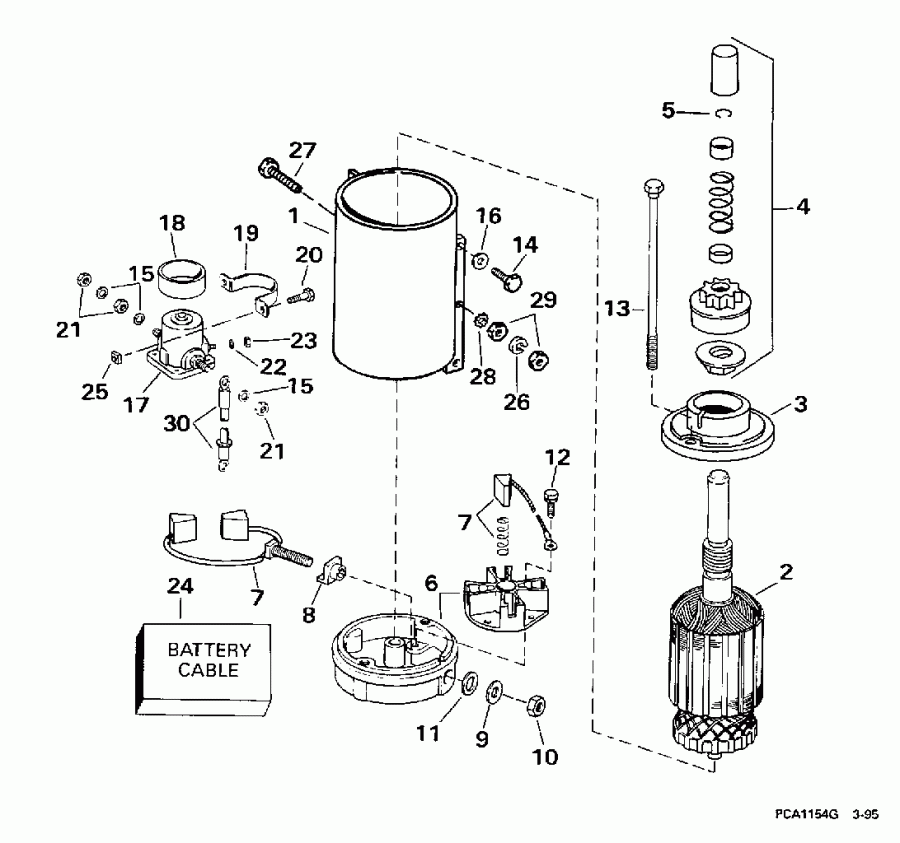 ��������� ��������� Evinrude SE125WTPLN 1998  - arter Motor