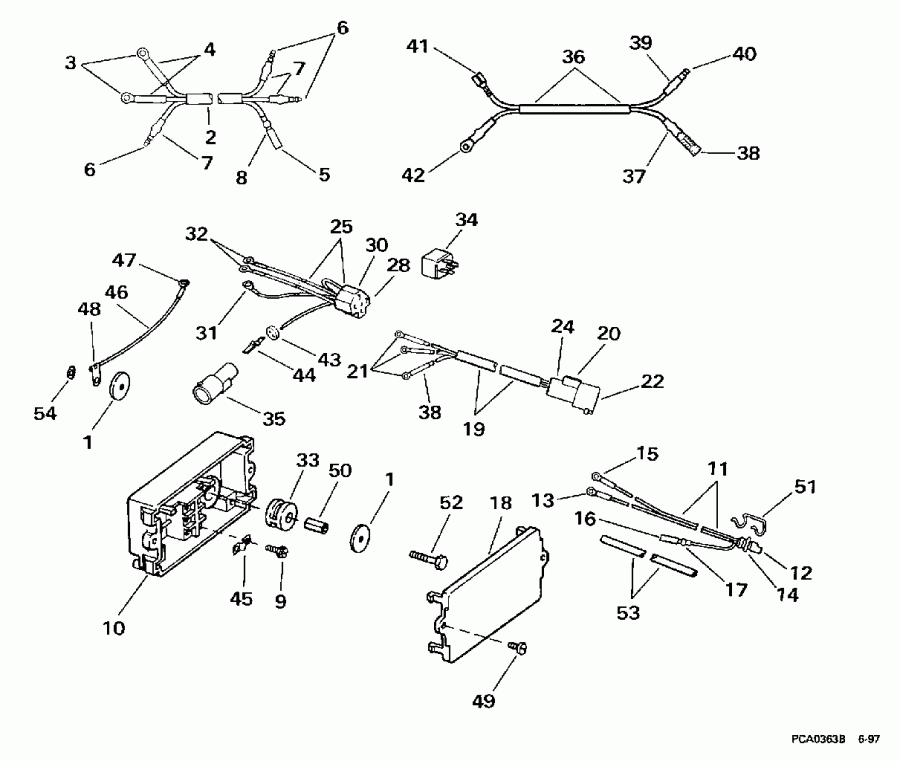 ��������� ��������� ������� SE125WTPXN 1998  - wer Trim / tilt ��������� - wer Trim/tilt Electrical