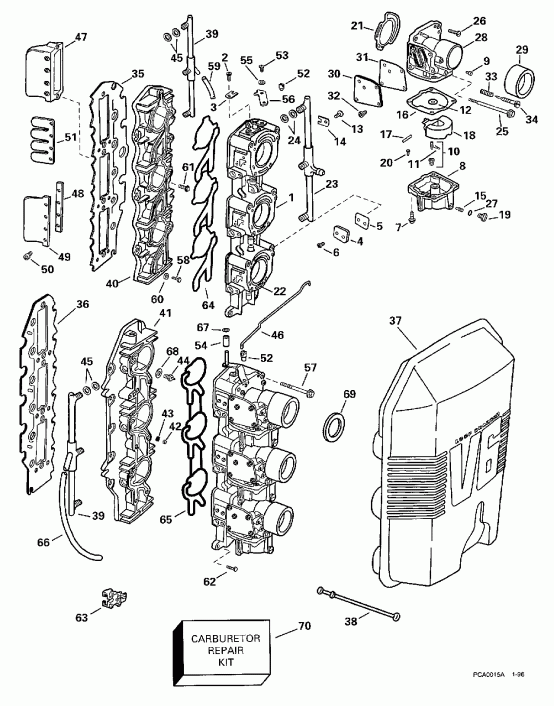    SE150WTPLY 1998  - rburetor &   / rburetor & Intake Manifold