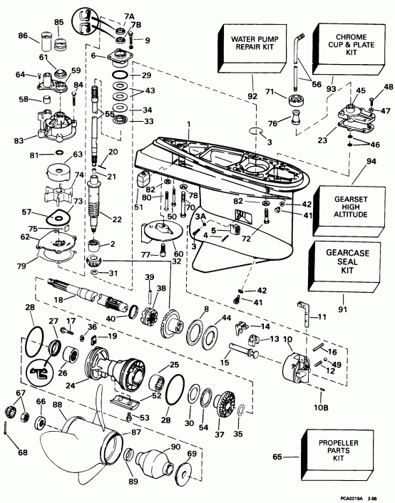 �������� ����� Evinrude SE150WTPLY 1998  - arcase - arcase