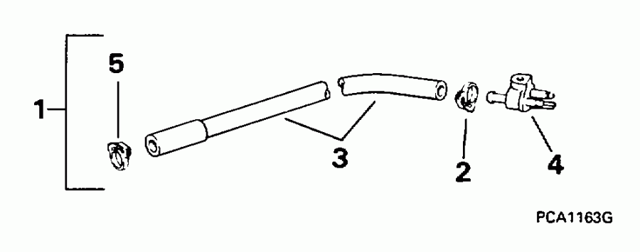 ��������� EVINRUDE SE150WTPXY 1998  - el Connector & Hose / el ��������� & �����