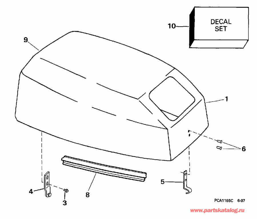 �������� ����� ������� SE15BAECA 1998  - Evinrude -  Evinrude