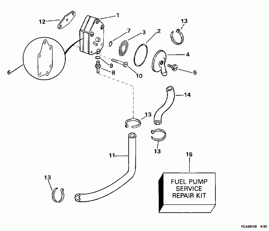 ��������� ����� Evinrude SE15BAECA 1998  - el ����� - el Pump
