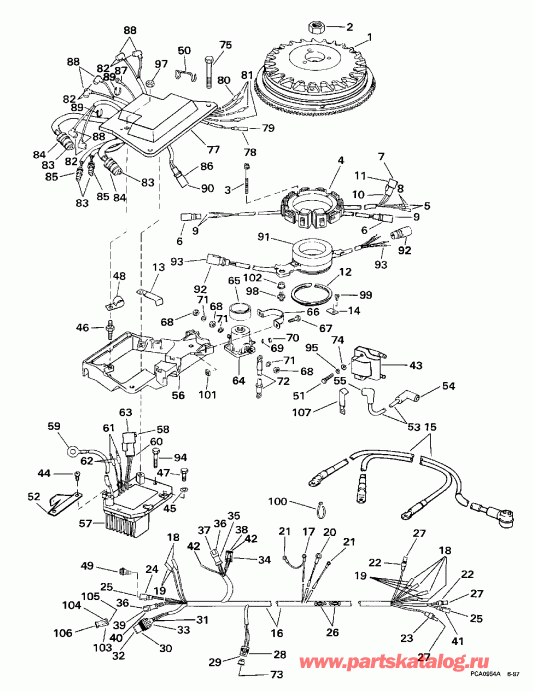 �������� ��������� ����� Evinrude SE200WTPLG 1998  - nition System - nition System