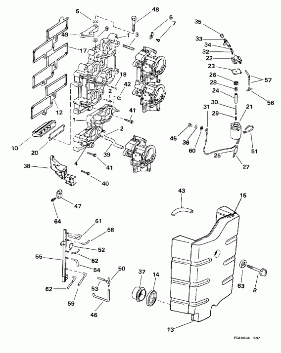 ��������� ����� Evinrude SE200WTPLG 1998  - take ��������� / take Manifold