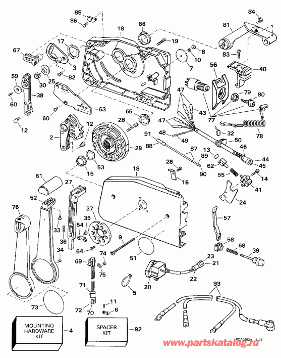  EVINRUDE SE200WTPLG 1998  - mote Control
