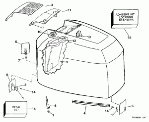   () -- Evinrude (Engine Cover -- Evinrude)
