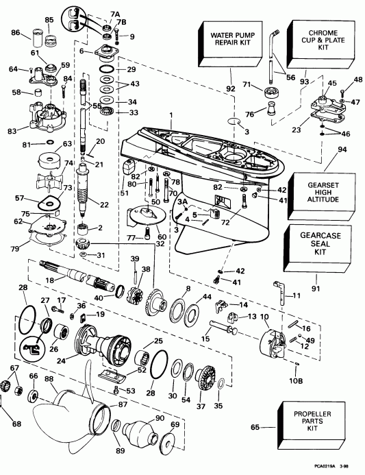  EVINRUDE SE200WTPXG 1998  - arcase