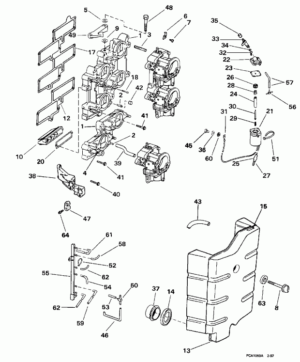 ��������� �������� ����� EVINRUDE SE225NXECC 1998  - take ���������