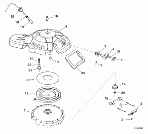 Крышка двигателя (капот)-johnson-200tl, tx, cx, 225tx, cx, tz, cz, qx, nx, 250 (Engine Cover-johnson-200tl,tx,cx,225tx,cx,tz,cz,qx,nx,250)