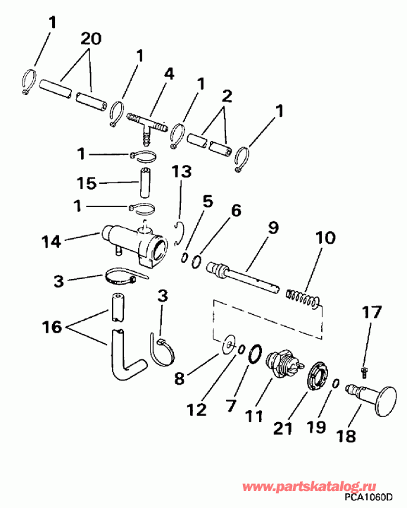 ��������� EVINRUDE SE25RPLP 1998  - imer Pump / imer �����