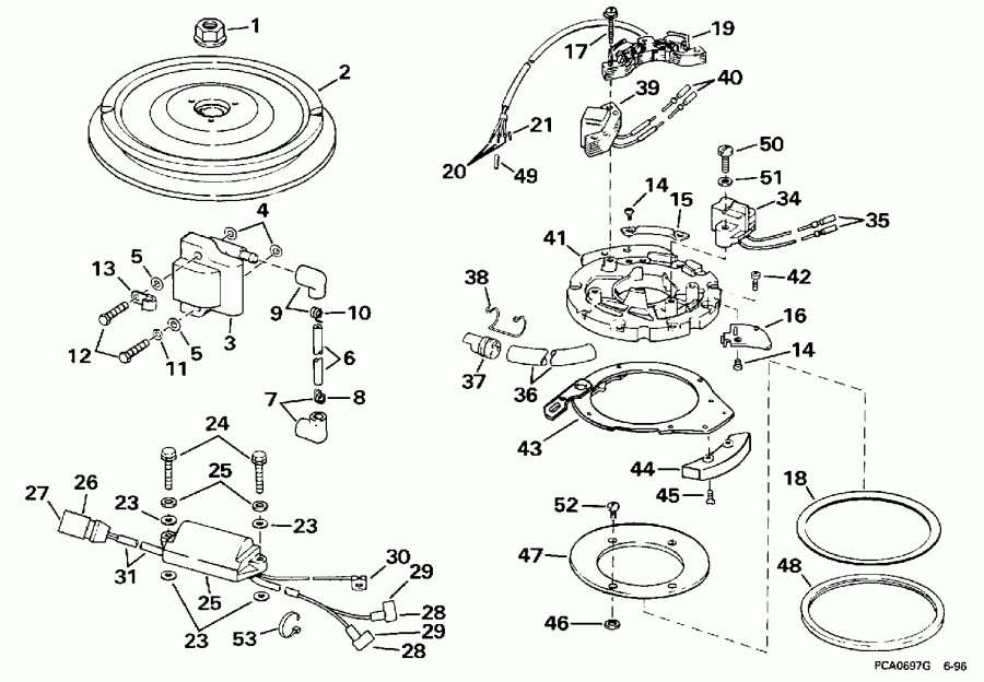  EVINRUDE SE25RPP 1998  - nition