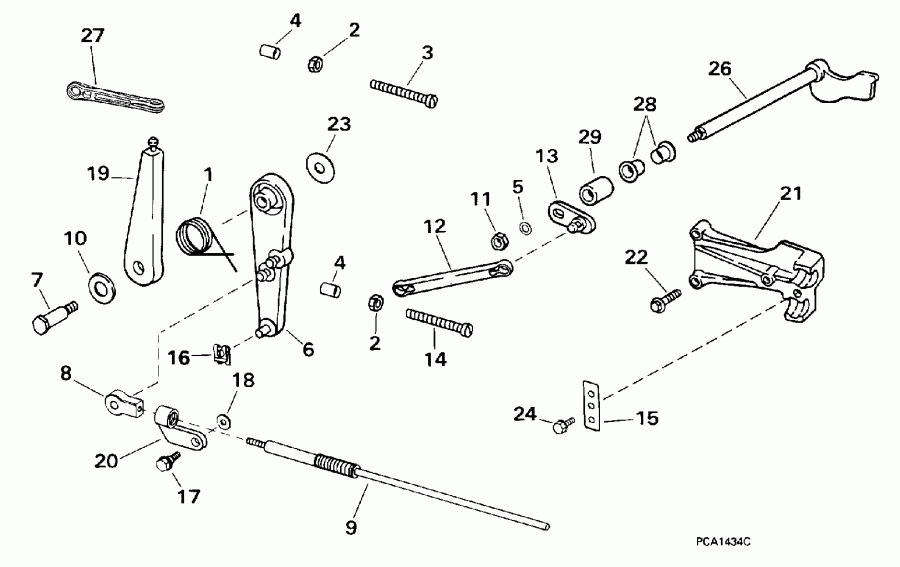 ����� ������� SE35RWECS 1998  - rottle Linkage