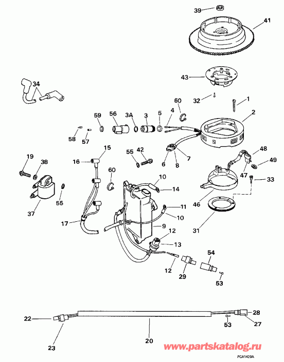 ��������� ����� EVINRUDE SE35RWLECS 1998  - nition System / nition System