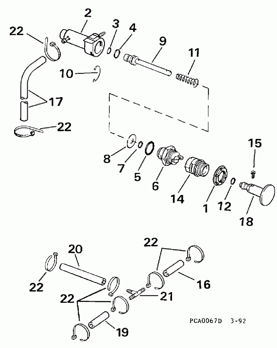  Evinrude SE40RSLR 1998  - imer System