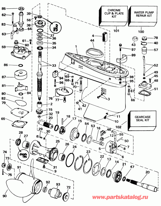 ����� EVINRUDE SE55RSYM2 1998  - T & M Models Only -  T & M Models Only