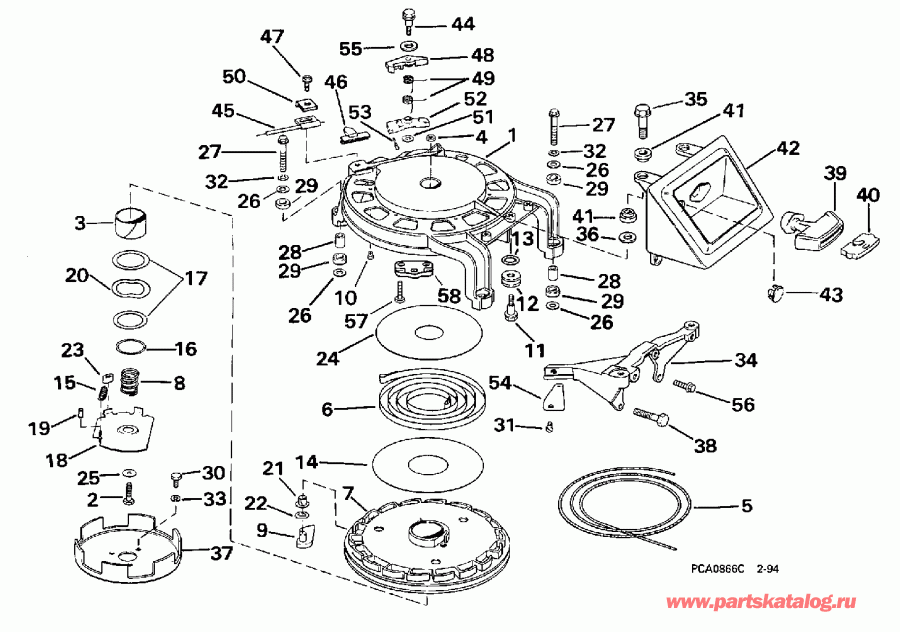 ����� Evinrude SE65RSYD 1998  - wind Starter