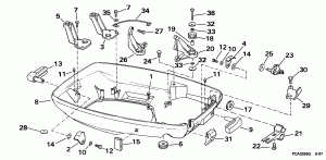 ������ ������ ��������� (Lower Engine Cover)