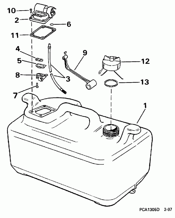 �������� ��������� ����� Evinrude SE65WMYD 1998  - 6 ������