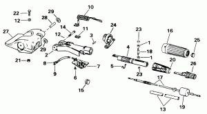 ������� ������� & ������������� Handle (Steering & Shift Handle)