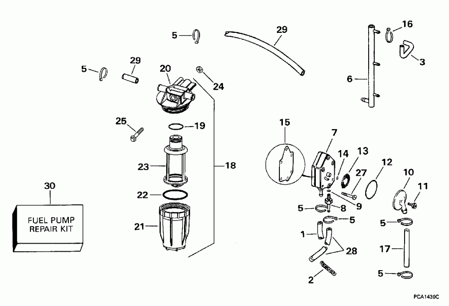 �������� ����� Evinrude SJ35RWLECS 1998  - el System / el System