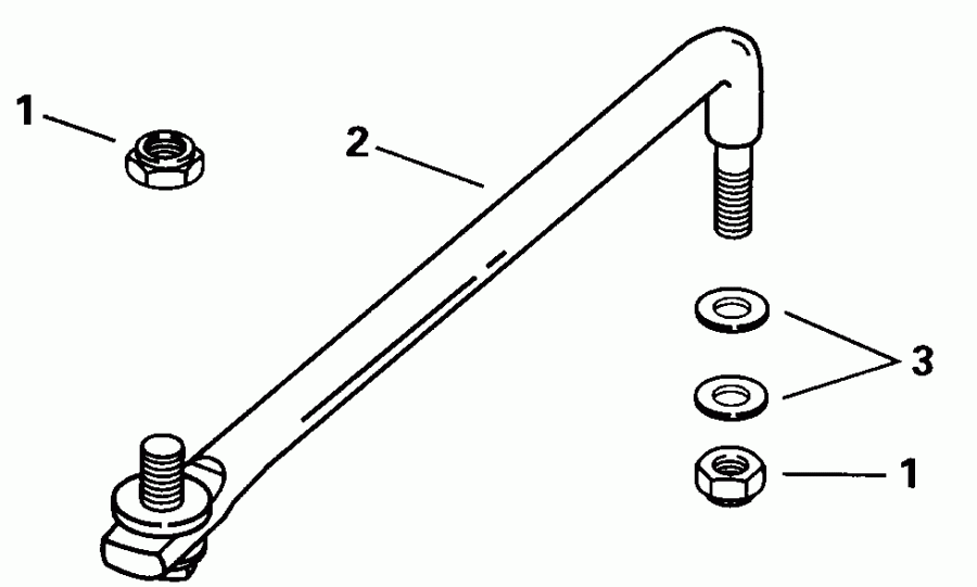  Evinrude XE90TSLECM 1998  - ee  Kit - eering Link Kit