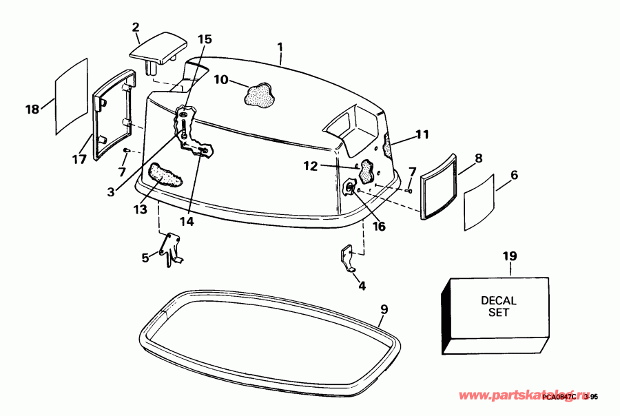 ��������� EVINRUDE BE30BAEEC 1999  - gine Cover