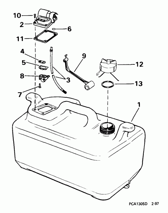 ��������� Evinrude BE30BAEEC 1999  -  6 Gallon