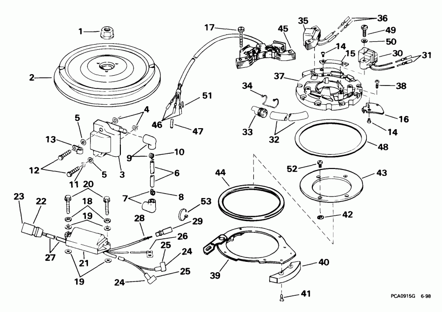 ��������� ��������� EVINRUDE BE30BAEEN 1999  - nition