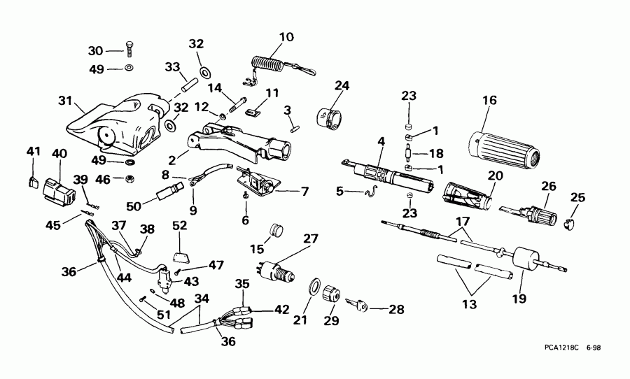 �������� ����� ������� BE35AREEA 1999  - ee������ & ������������� Handle - eering & Shift Handle