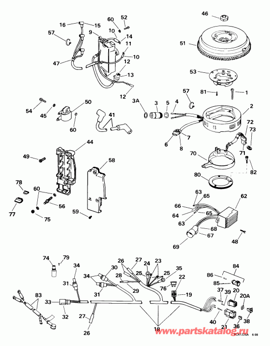 ����� Evinrude BE35KEEM 1999  -  E, El / E, El