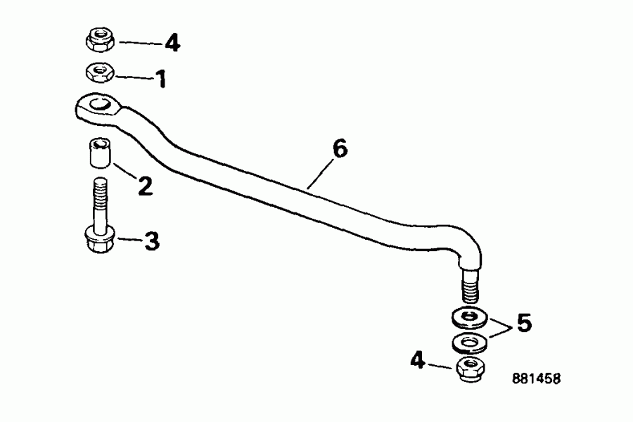 �������� ����� Evinrude BE35KEEM 1999  - eering Link Kit