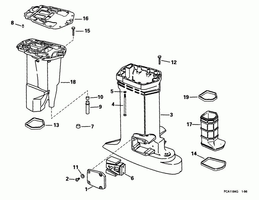����� ������� E100WPXEEC 1999  - haust ������ - haust Housing