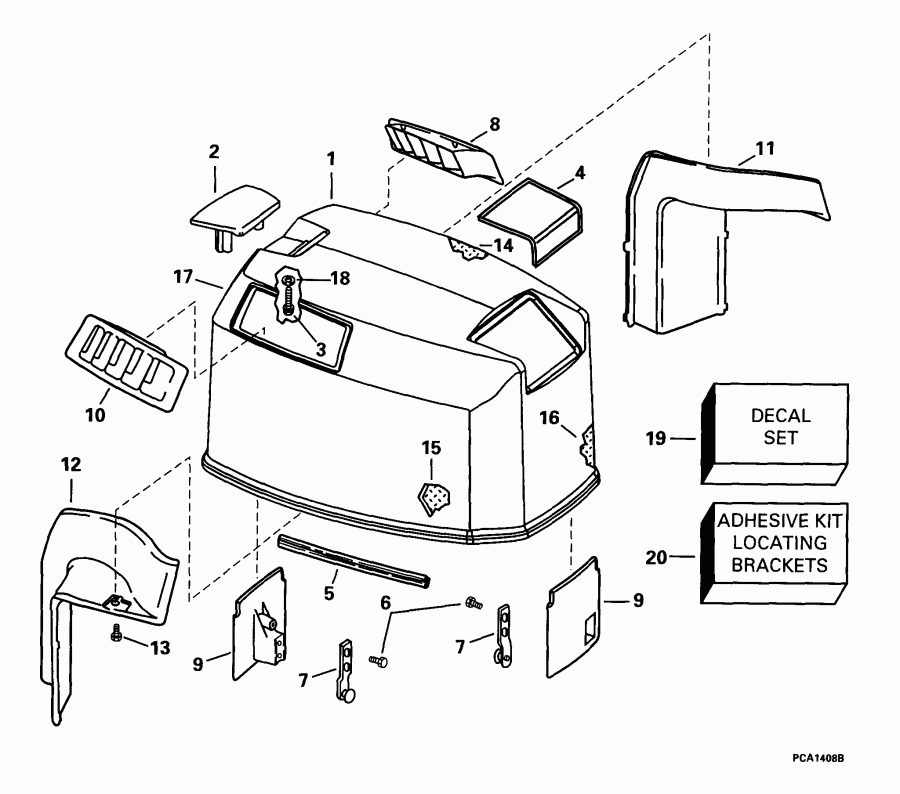 �������� ��������� ����� EVINRUDE E105WELEES 1999  - 105we Models