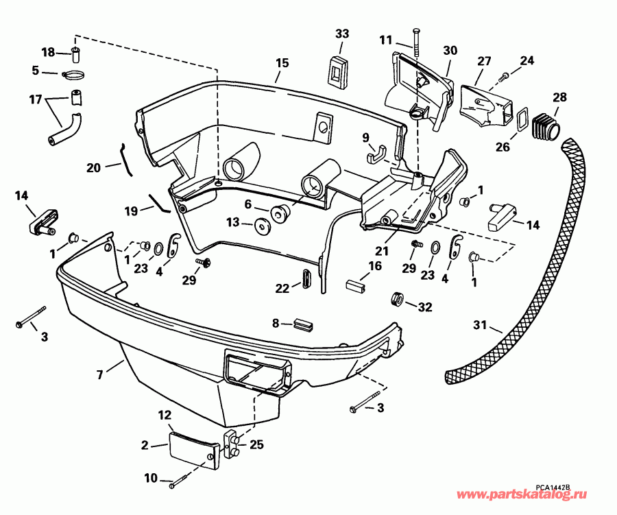��������� ����� ������� E105WPLEES 1999  - wer ������ ��������� (�����) - wer Engine Cover